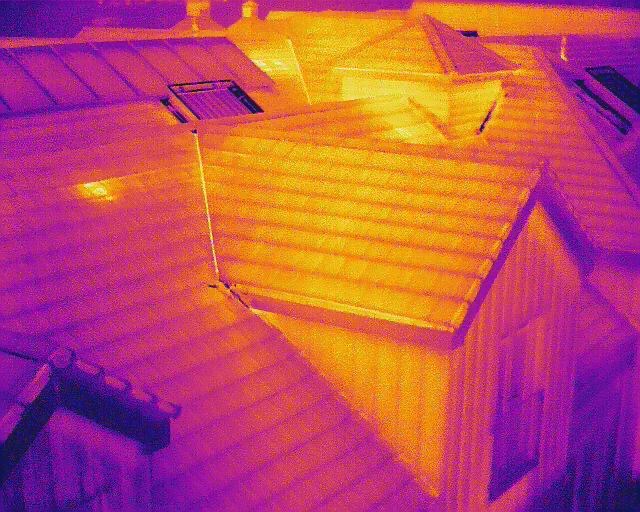 Thermal Imaging Roof Survey Image Clacton-on-Sea